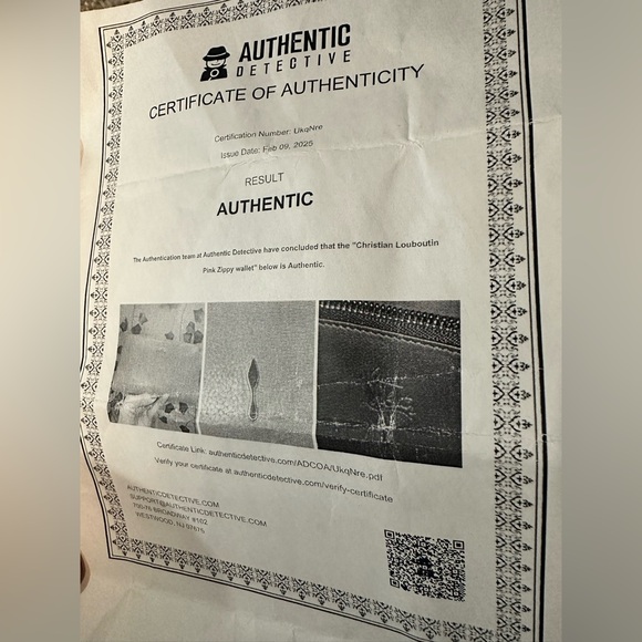GUC❤️Christian Louboutin Panettone long zip leather wallet Coral/Pink - Picture 6 of 16